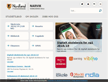 Tablet Screenshot of narvik.vgs.no